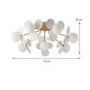 Axyaa Nordic Princess Chandelier for Dining Living Room Bedroom