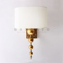 Axyaa Vintage Luxury Gold Wrought Iron Wall Sconce Industrial Lights