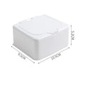 Axyaa Mini Storage Box with Lid for Cotton Swabs & Makeup - Dustproof Plastic Organizer