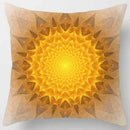 Axyaa Indian Mandala Print Polyester Pillow Case Sofa Decor Throw Pillows 45x45cm