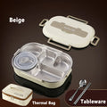 Axyaa Stainless Steel Insulated Bento Lunch Box Set with Bag - Office, School, Commercial