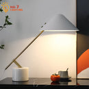 Axyaa Marble Base Table Lamp LED E27 Black/White Minimalist Desk Light