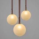 Axyaa Glass Ball Pendant Light for Bedroom, Study, and Dining Room