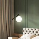 Axyaa Glass Ball Chandelier: Nordic LED Pendant Lamp for Restaurant, Kitchen, Bedroom