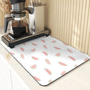 Axyaa Cartoon Pattern Kitchen Drying Mat - Non-Slip Table Coasters & Placemat