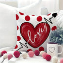 Axyaa Love Bottle Pattern Pillowcase for Home Sofa Decor