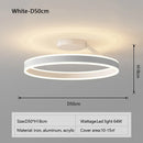 Axyaa Minimalist Ring LED Ceiling Chandelier for Dining Living Room Bedroom Lighting