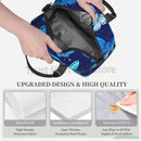 Axyaa Colorful Butterflies Insulated Lunch Bag with Shoulder Strap