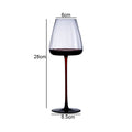 Axyaa High Feet Wine Goblet Set - Elegant Glass Drinkware for Bars & Restaurants