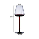 Axyaa High Feet Wine Goblet Set - Elegant Glass Drinkware for Bars & Restaurants