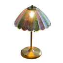 Axyaa French Medieval Butterfly Dream Glass Table Lamp LED E27 Romantic Atmosphere Desk Light
