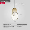 Axyaa Nordic Glass Chandelier LED Lighting Modern Luxury Art Pendant Lamp