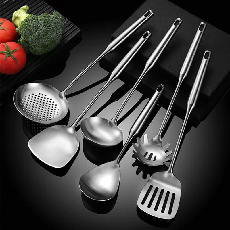 Axyaa Stainless Steel Kitchen Cooking Set