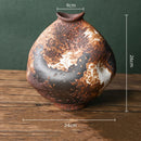 Axyaa Retro Chinese-style Porcelain Flower Vase Set - Earthenware & Kiln-transformed Accessories