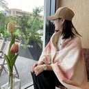 Axyaa Cashmere Shawl Blanket: Multi-Functional Warm Office & Nap Blanket