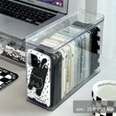 Axyaa Phone Case & Cable Organizer Box with Transparent Lid & Dustproof Design