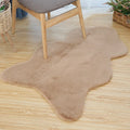 Axyaa Soft Plush Faux Rabbit Fur Carpet for Modern Home Decor