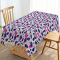 Leopard Print Color Block Table Runner by Axyaa for Indoor Outdoor Home Dining