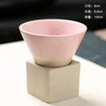 Axyaa Rough Pottery Teacup - Retro Cone Ceramic Coffee Cup - Home Art Decor Mug
