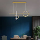 Axyaa Black Golden LED Chandelier for Home Indoor Lighting in Bedroom, Dining Room, Kitchen, Hotel.