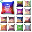 Axyaa Summer Coconut Tree Beach Sun Scene Pillow Cover 45x45cm