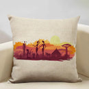 Axyaa African Woman Geometric Pillow Cover Ethnic Sofa Decoration