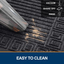 Axyaa Durable Indoor/Outdoor Trapping Doormat: Waterproof, Washable, Low Profile Entry Mat