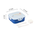 Axyaa Portable Lunch Box: Square Container for Students, Travel, Picnic, Camping & Outdoor Dining