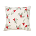 Axyaa Christmas Velvet Embroidered Cushion Cover for Festive Home Decor