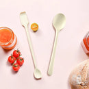 Axyaa Silicone Small Spoon Set - Non-stick, Heat Resistant, Easy to Clean Kitchen Utensils