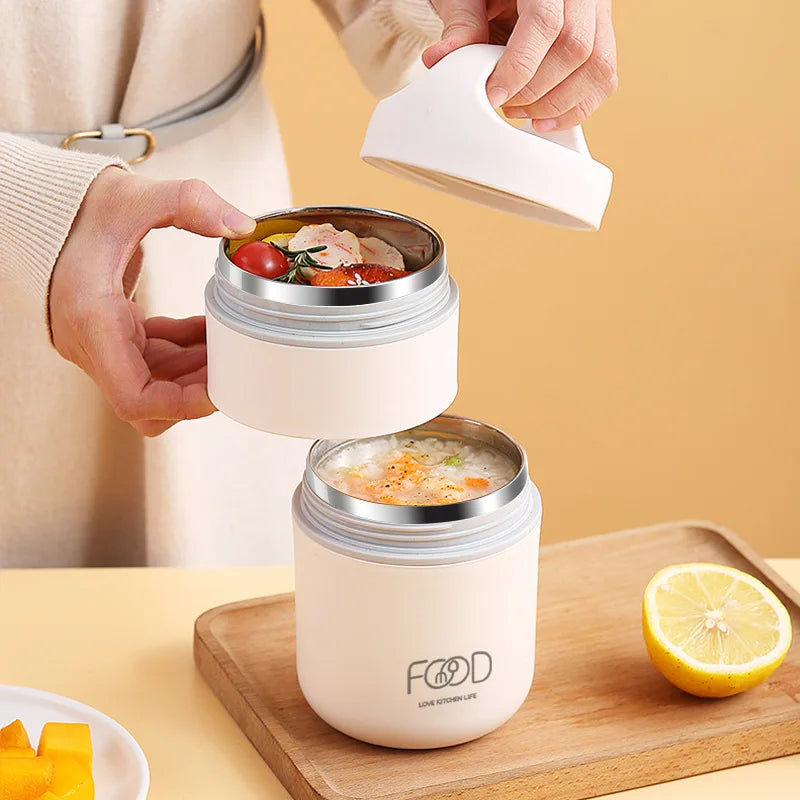 Axyaa Stainless Steel Insulated Porridge Lunch Box - 680ml