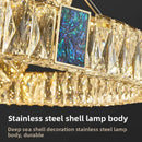 Axyaa Crystal Ring Chandelier Lighting System for Home Décor & Dining Area