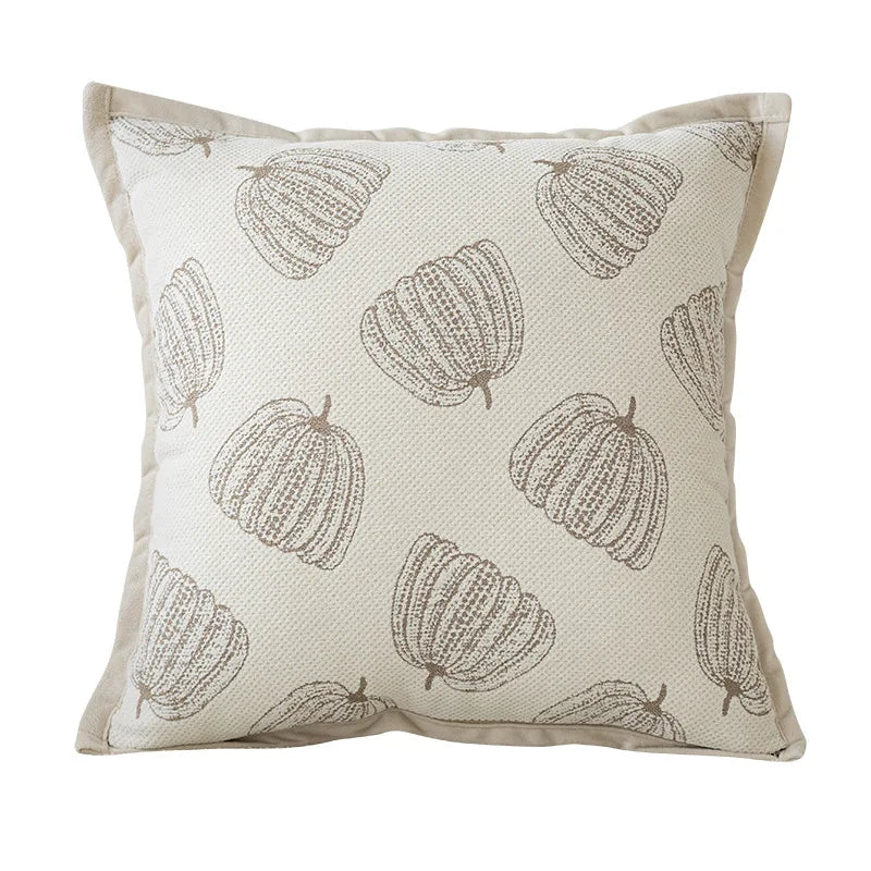 Jacquard Sofa Cushion Cover by Axyaa - Soft, Decorative, Zipper Closure