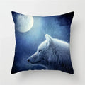 Axyaa Wildlife Wolf Decorative Pillow Sleeve for Home and Office Décor