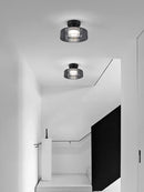 Axyaa Glass Ceiling Lamp Modern Minimalism LED Copper Lighting