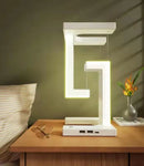 Axyaa LED Anti-gravity Night Light Desk Lamp with Wireless Charger