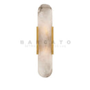 Axyaa Marble LED Wall Sconce - Luxury Black Gold Indoor Light Fixture