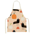 Axyaa Cute Bunny Carrot Apron with Daisies for Home Cooking and Baking