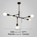 Axyaa Glass Ball Chandeliers for Home Decor - Modern Hanging Pendant Lamps