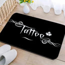 Axyaa Tattoo Shop Mat Indoor Welcome Door Mat Washable Non-Slip Absorbent Carpet