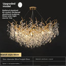 Axyaa Luxury Villa Crystal Pendant Chandelier.