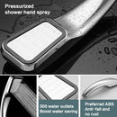 Axyaa Pressurized Hand-Held Shower Head - Water-Saving Nozzle