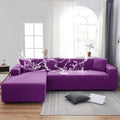 Axyaa Solid Color Waterproof Sofa Cover, Elastic Fabric, Full Bag Design