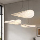 Axyaa Art Silk Sailboat Pendant Light: Wabi Sabi Minimalist Design