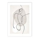 Axyaa Abstract Nude Woman Canvas Poster Sexy Bedroom Decor Prints