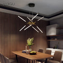 Axyaa Nordic Black LED Ceiling Chandelier for Home Decoration