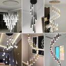 Modern Nordic Loft Roof Pendant Lights for Axyaa Brand Living Room Chandelier Lighting