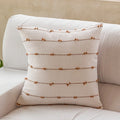 Axyaa Cotton Stripe Cushion Cover 45x45cm 30x50cm Home Decor Pillow Cover