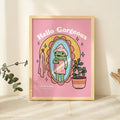 Frog Self Love Canvas Poster by Axyaa for Home Decor