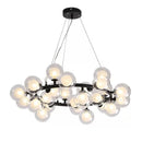 Axyaa Glass Pendant Light LED Modern Lamp for Bedroom Kitchen Dining Bar